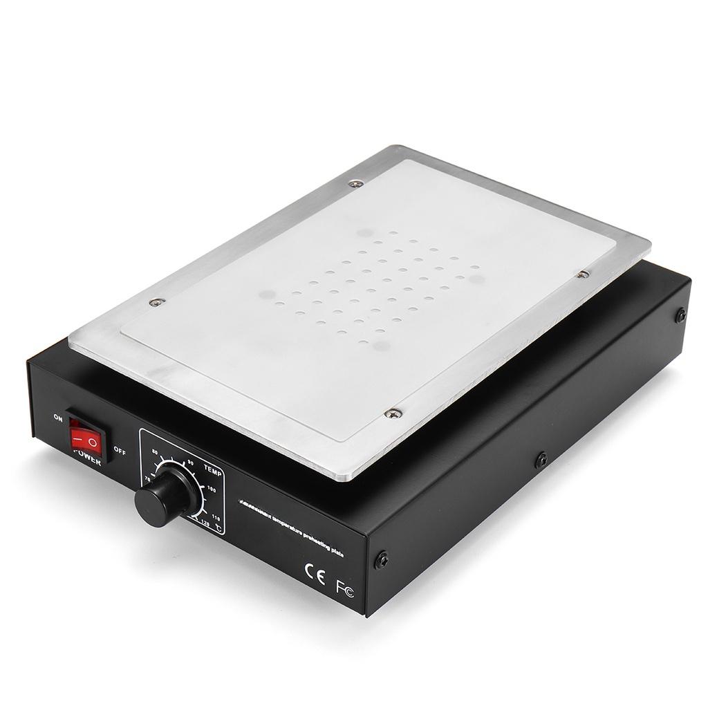 Screen Separator Auto Heating Metal Phone Repair Machine Glass Removal Heating Platform Plate for LCD Screen Separators 450W Black
