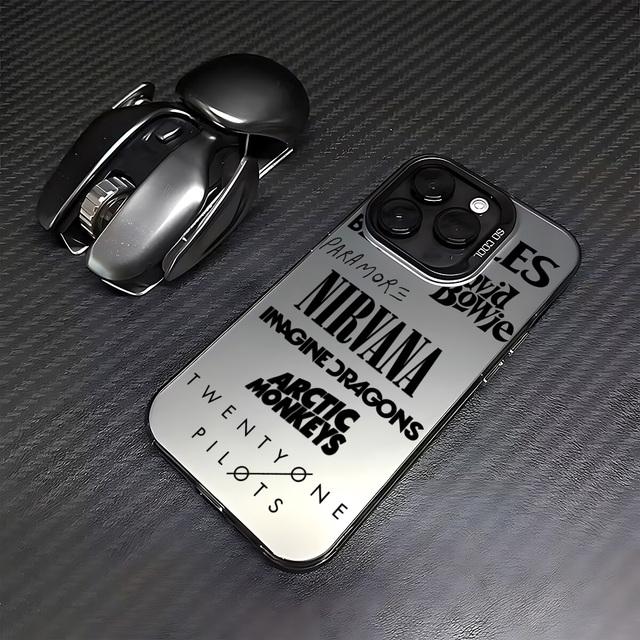 

Чохол для телефону Arctic Monkeys для iPhone 16 15 14 13 12 11 Pro Max X XR XSMAX 8 7 Plus Candy Матовий Ударостійка Задня Кришка iPhone XR. какао-бобів кольору