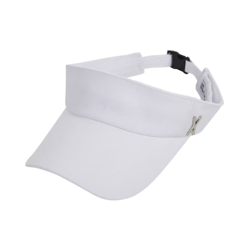 VARZAR Stud Logo Overfit Sun Cap White