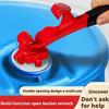 Paint Bucket Open Lid Wrench Industrial-Grade Paint Bucket Wrench Durable Metal Opener For Plastic & Waterproof Barrels