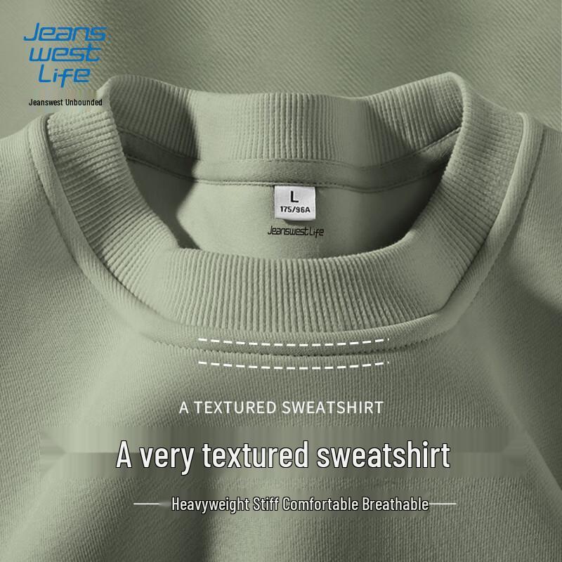 

JEANSWEST LIFE Men s Heavyweight Crewneck Sweatshirt 3XL