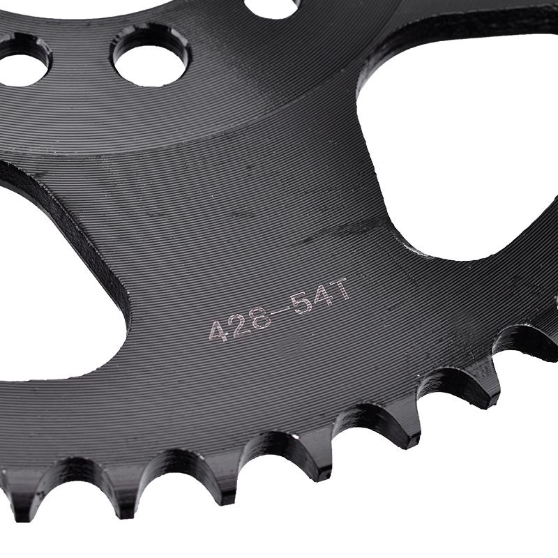 428 45T 54T Motorcycle Rear Sprocket Staring Wheel For YAMAHA DT 125 DT125 DT175 74-76 AG200 TW200 1989 91-17 TW225 02-07 XT200