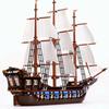 1664 piezas Barco Pirata Imperial Caribeño Juego de Bloques de Construcción Modelo Insignia Compatible 10210 71042 Regalos de Cumpleaños Para Niños Juguetes