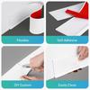 1PC 1m/2m/3meters Soft PVC Skirting Plastic Floor Skirting Self-adhesive Flexible Substrate Moulding Decorativeparts