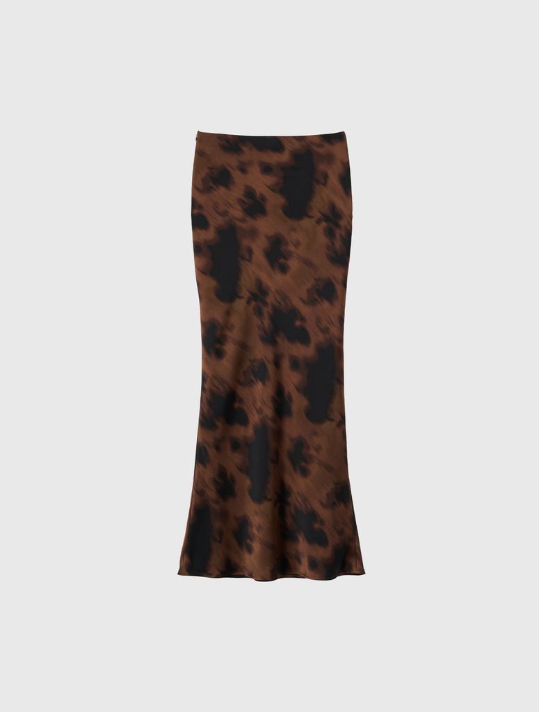 GENERALIDEA Pattern Bias Long Skirt [Brown] / Wbe3L13509