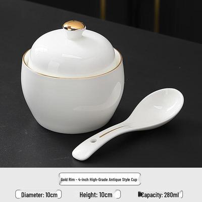 Zhisheng New Bone China Double-Boiler Stew Cup