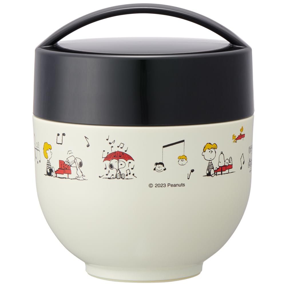 Skater Antibakteriell Termisk Lunchris Skål Typ Lunchlåda Snoopy Låda, Burk, 540ml, LDNC6AG-A