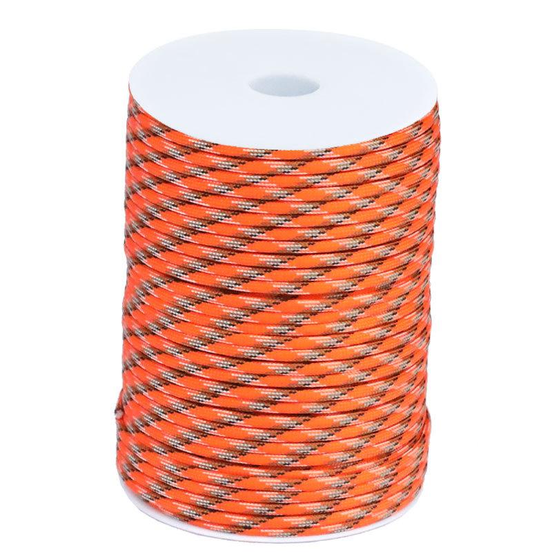 100 M Outdoor Seven-Core Umbrella Rope 4mm Umbrella Rope Bracelet Braided Line Military Fan 7-Core Survival Umbrella Rope