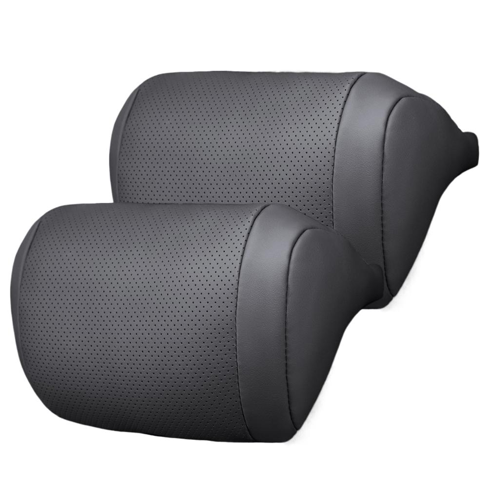 1/2Pcs 3D Car Neck Pillow Car Seat Headrest Pillow Auto Memory Cotton Protector Cushion For Universal Travel Car Head Support