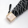 nifty colors folding umbrella blackout flower embroidery mini 2362BK