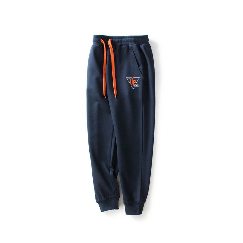 Older Boys Spring and Autumn Casual Terry Ankle Banded Pants