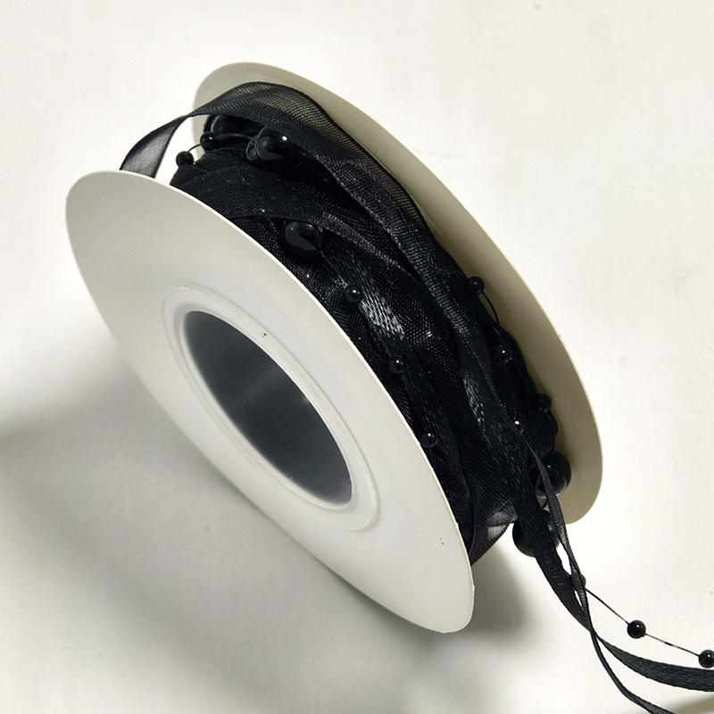 

Сделанная вручную бисерная пряжа и жемчужная лента для аксессуаров для упаковки цветов