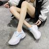 New Fashion Sneakers Women Simple Breathable Walking Mesh Flat Shoes Sneakers Women Gym Vulcanized Shoes White Female Footwear