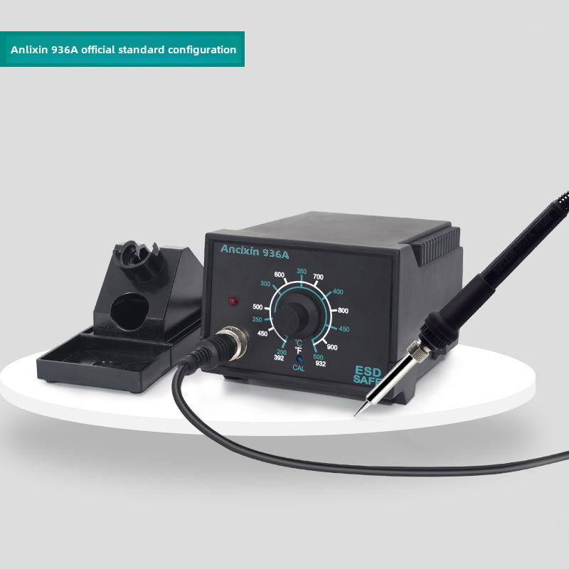 Lixin 936A Adjustable Temp Electric Soldering Iron with Digital Display & Anti-Static Features for Phone Repair