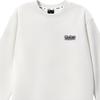 Skechers Laughing Monster Casual Series Versatile Knitted Loose Long Sleeve Sweatshirt Unisex sweatshirt Cotton-Candy-White L424U065-0074