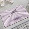 Pink star bathroom floor mat household bathroom door personalized soft cushion diatom mud creative illustration absorbent