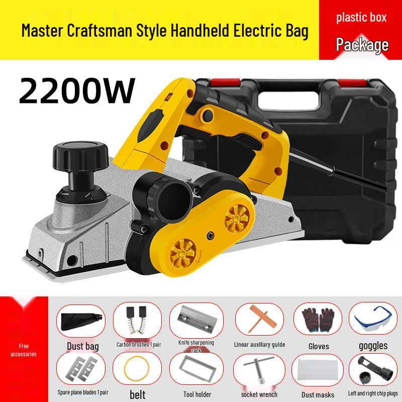 Compact Multi-Functional Electric Woodworking Planer & Thicknesser with Vegetable Cutting Board Feature