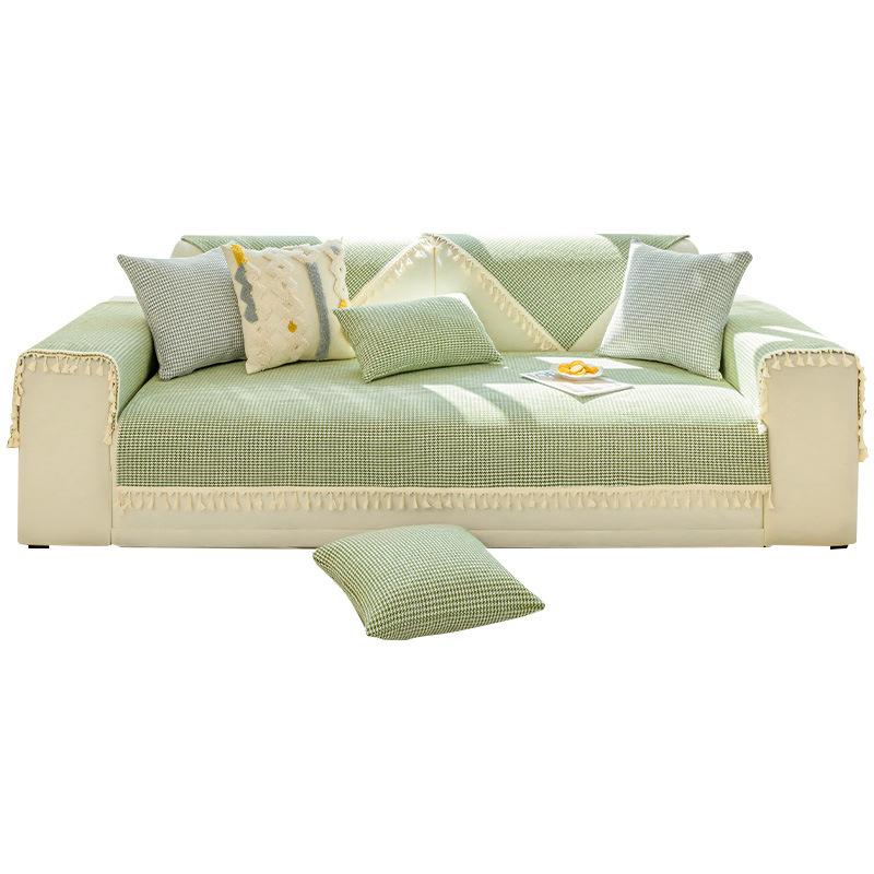 Cotton and Linen Woven Wind Sofa Cushion Four Seasons General Simple Sofa Cover Cover New High-grade Sense Back Cover Cloth Towel