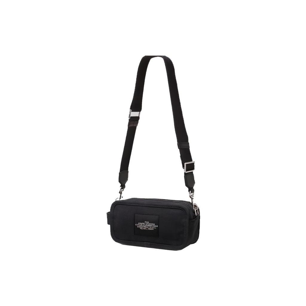 Marc Jacobs Adjustable Detachable Shoulder Strap Canvas Crossbody Bag Women bags Black M0017040-001