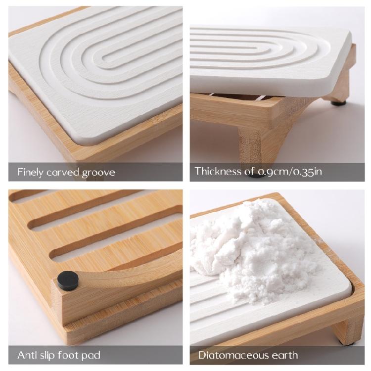 Badezimmerregal aus Naturfaser zur Organisation von Toilettenartikeln, Rasierern, Rasierzubehör, Waschtischen, Dekorationen