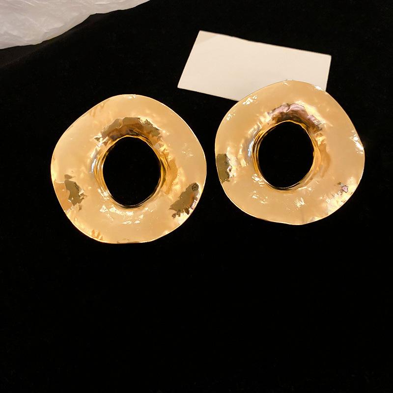 European and American simple love circle earrings fashionable versatile geometric ear buckles earrings earrings women