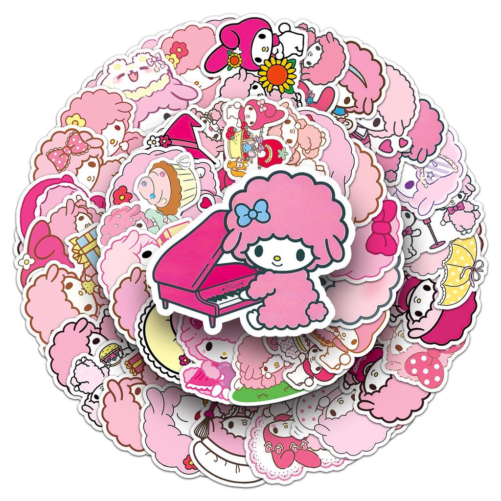 50 Sanrio Cute Little Sheep Stickers for Stationery and Decor