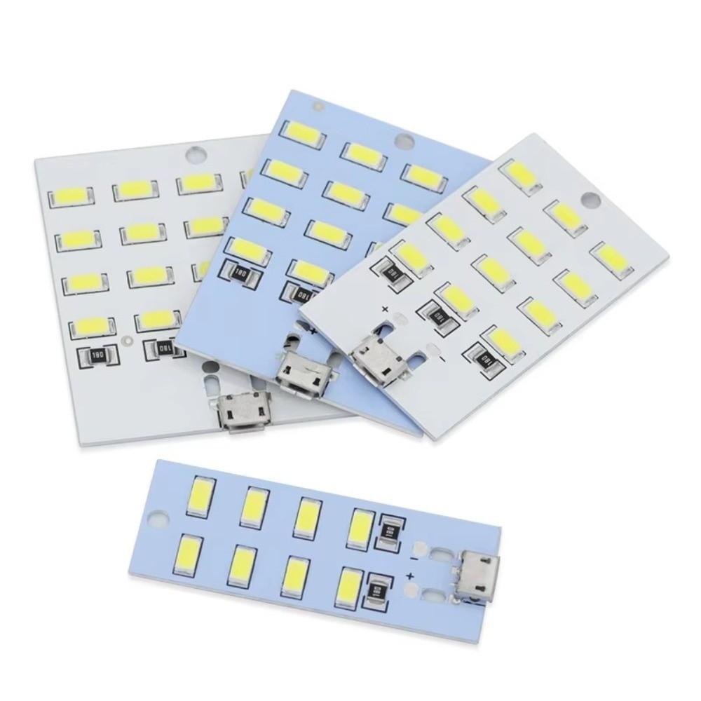 High Quality 8/12/16/20 Beads 5730 SMD LED Panel 430mA~470mA 5V Power LED Lighting Board White Light USB LED Light Power Outage