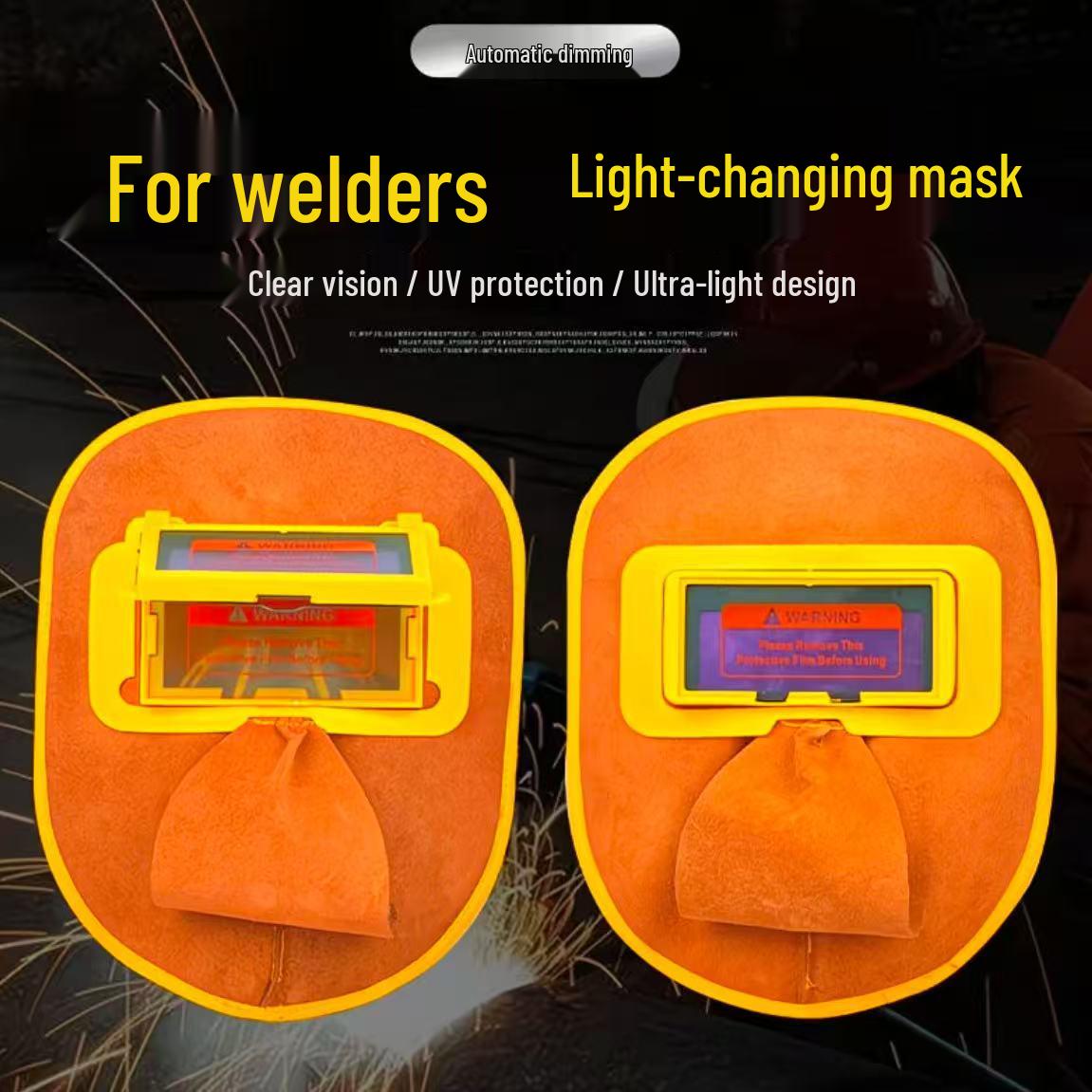 

Auto-Darkening Lightweight Welding Helmet with Full Face Protection for Electric and Argon Arc Welding