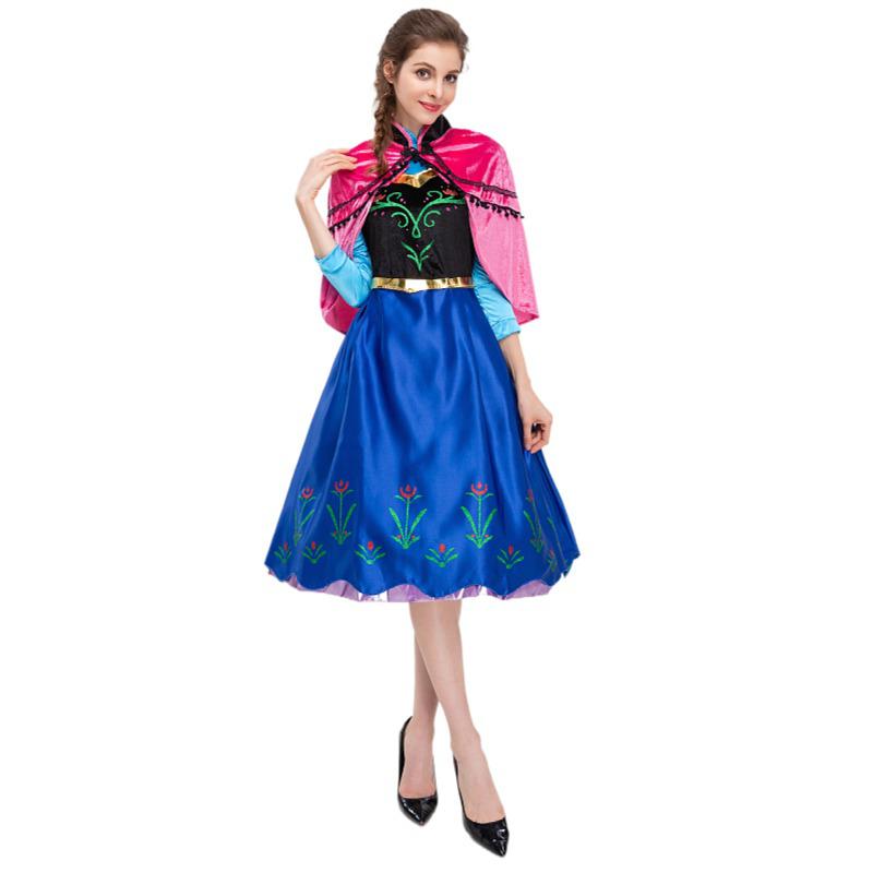 Frozen Princess Anna & Elsa Adult Performance Costume Gown - Special Offer S