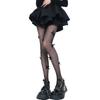 Japanese jk bow pearl white stockings lolita legs shaping thin anti-hook lolita pantyhose