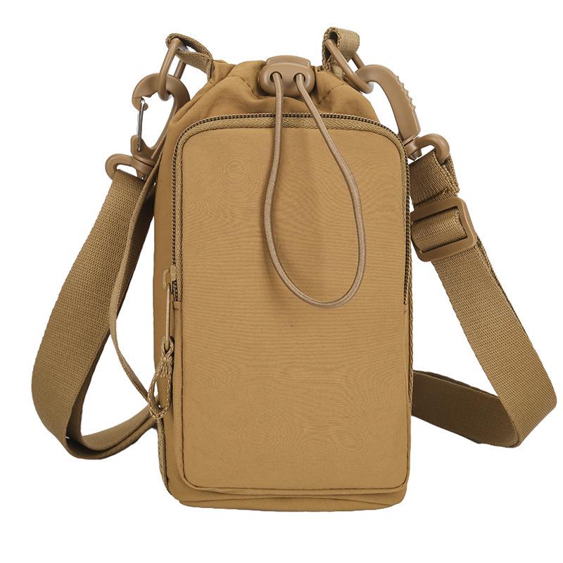 Unisex Crossbody Water Bottle & Phone Bag - Portable Outdoor Sports Storage Bag