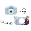Lexibook - Appareil photo enfant avec protection - 4 en 1 - Reine des neiges - Carte mémoire 8go - Étui - Photo, Vidéo, MP3, jeux