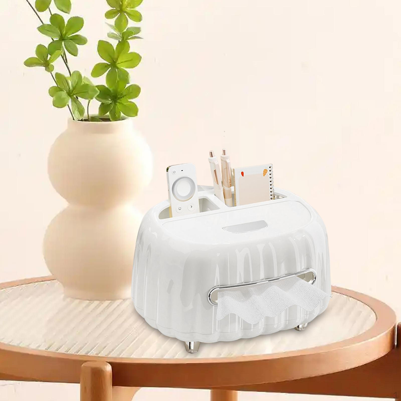 

Крышка коробки с салфетками для лица Декоративная бумага для салфеток Диспенсер Контейнер Многофункциональный для белый