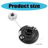 Boats Railing Mounting Base Canoes Kayak Star Mount Base Inflatable Boats Sea Fishing Rod Holder Mount Base Easy to Install