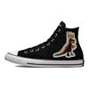 Jean-Michel Basquiat X Converse Chuck Taylor All Star High Pez Dispenser Unisex Sneakers Black Multi White 172586C