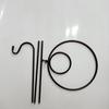 Rust-Proof Wrought Iron Shepherd's Hook Stand for Indoor/Outdoor Decorative Lighting