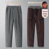 Winter Velvet Thickened Set for Middle-aged and Elderly Men: Dad's Cardigan and Grandpa's Warm Cotton Underwear