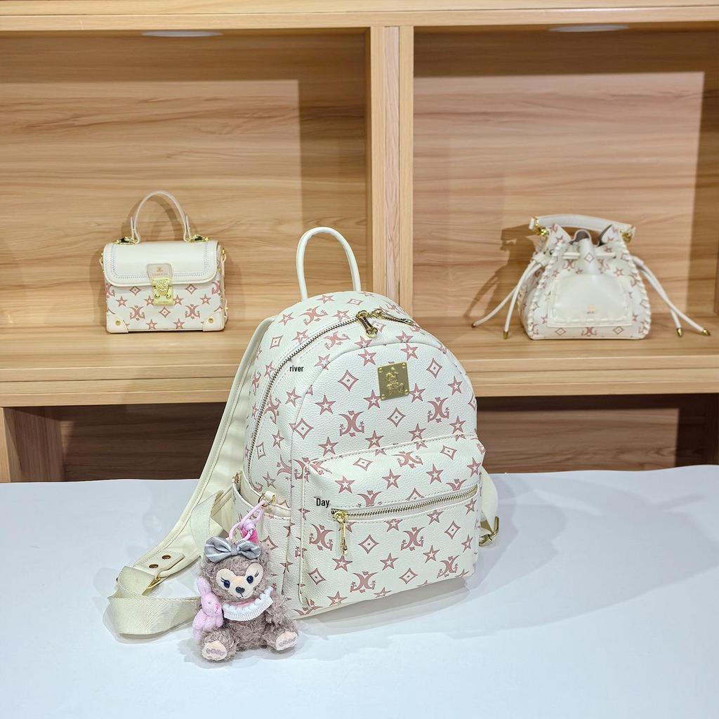 Women's Retro Floral Backpack, Classic Style, Fashionable, Large Capacity, Perfect for Commuting