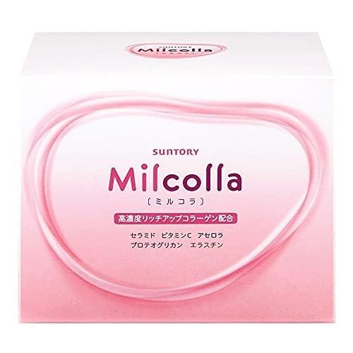

Suntory Milcolla Collagen with Milk Ceramide & Vitamin C - Acerola, 30 Packets, 30-Day Supply