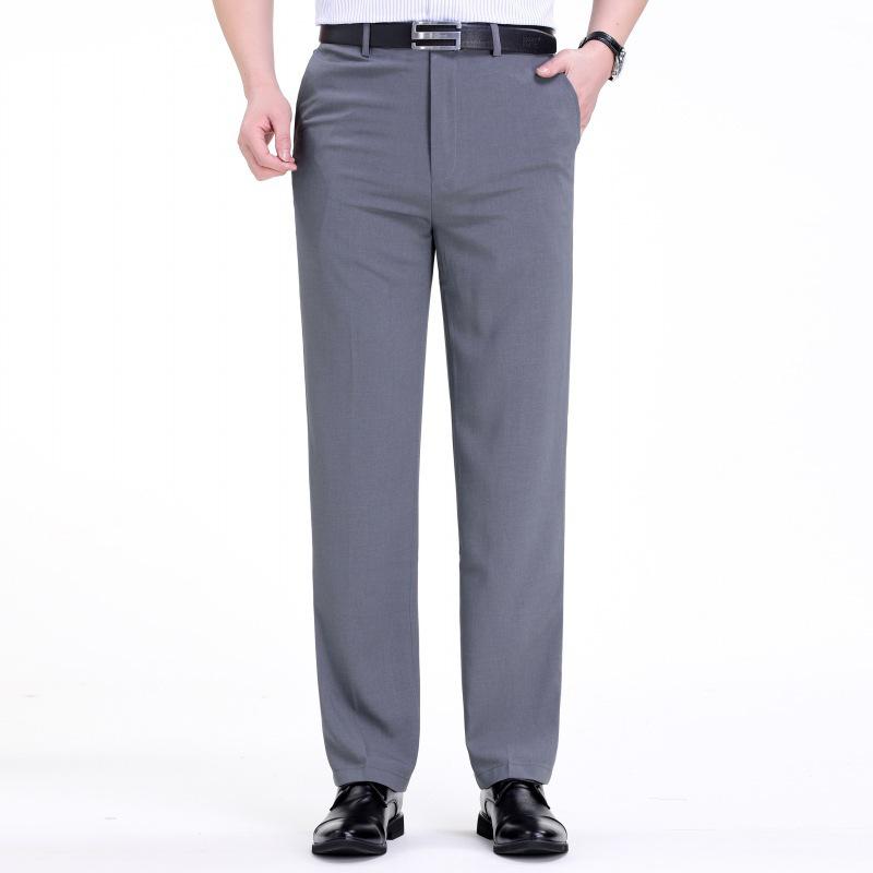 Men's Summer Formal Suit Trousers: Lightweight, High-Grade Casual Business Pants