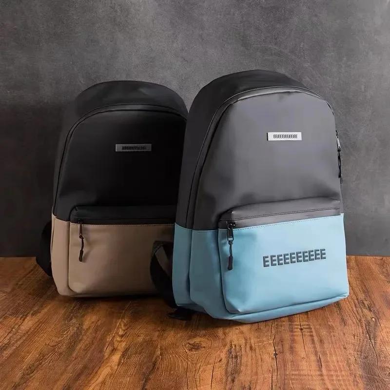 Men'S Embossed Logo Backpacks Female Multi-Pocket Casual Women Luxury Design Travel Bags High Quality Schoolbag Book Knapsacks
