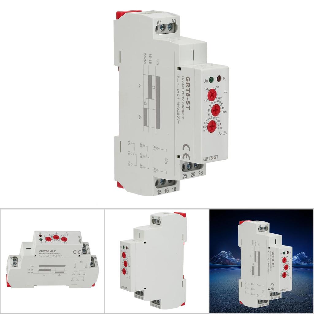 GRT8‑ST Delay On Motor Star   Timer Soft Starter   Relay Motor Starter(AC230V)