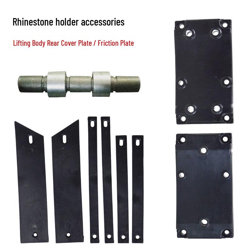 Diamond Drill Rig Bracket Accessories: Lifting Body, Plastic Rear Cover, Aluminum Cover Plate, Friction Pad, Sliding Box, Plastic Gasket, Roller.