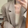 Sugar Square Diamond Necklace for Girls, Light Luxury Niche Design, High-end Pendant for Mother Gift, Valentine's Day for Girlfriend