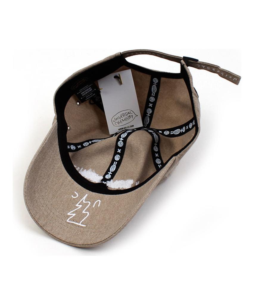 Yunibeosyeolkemiseuteuli Washing Beige Logo Low Ballcap