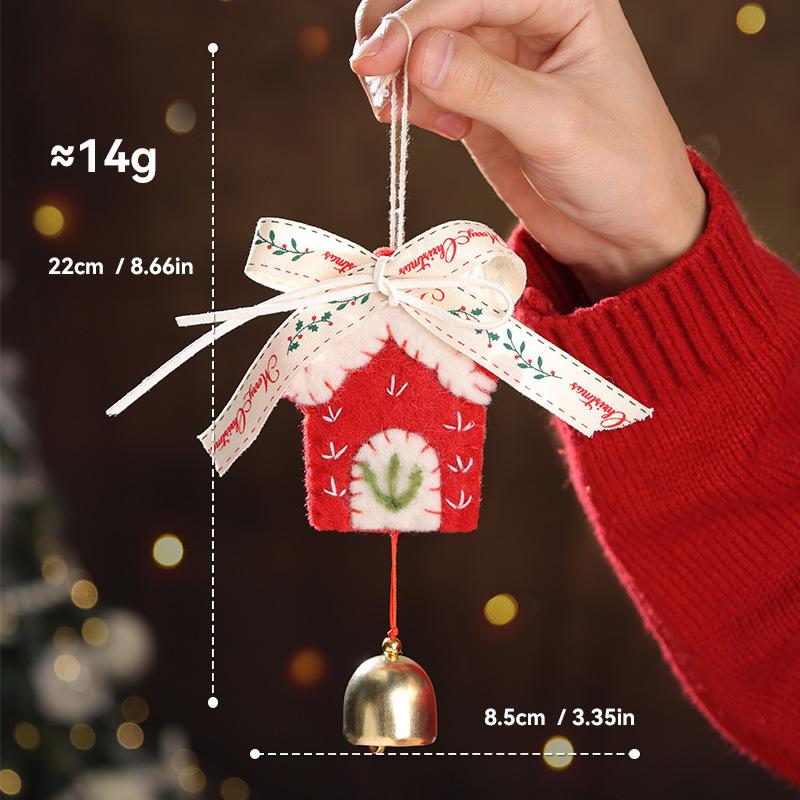 Christmas Ornament Car Decoration High-quality Holiday Car Pendant Festive Christmas Ornament Set for Wall Door Window Decor