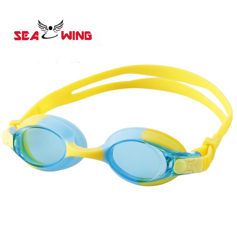 Children's swimming goggles for girls and boys, waterproof, anti-fog, high-definition swimming goggles for teenagers, racing training, myopia