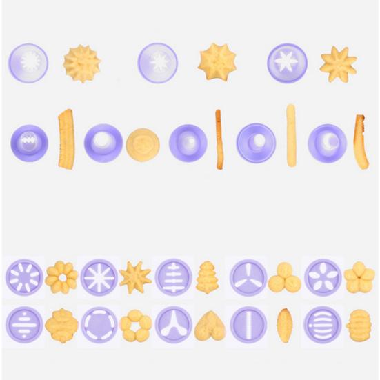 1 Set Cremespritze Lebensmittelqualität Antihaftend Mehrzweck Handgemacht DIY Keks Kuchen Zuckerguss Spritzform für Küche