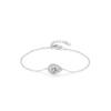 Moissanite 925 Sterling Silver Water Droplet Shaped Bracelet Popular Affordable Luxury Elegant Geometric Cross Wedding Gift