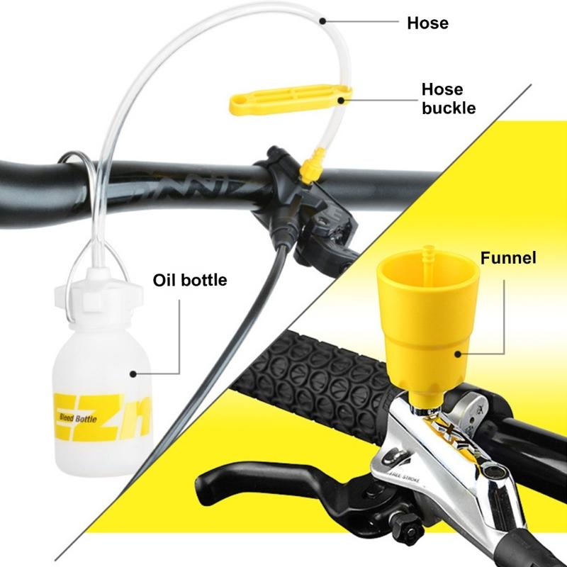 Bicycles Brake Bleeding Mineral Brake Fluid Kits, Hyaraulic Disc Brake Repair Tool Hydraulic Disc Brake Bleed Kits
